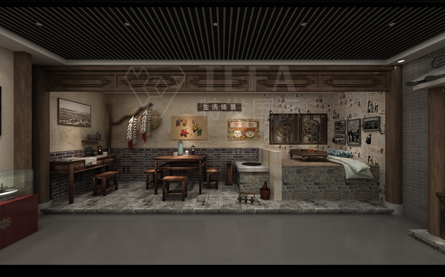 過(guò)去鄉(xiāng)村生活場(chǎng)景